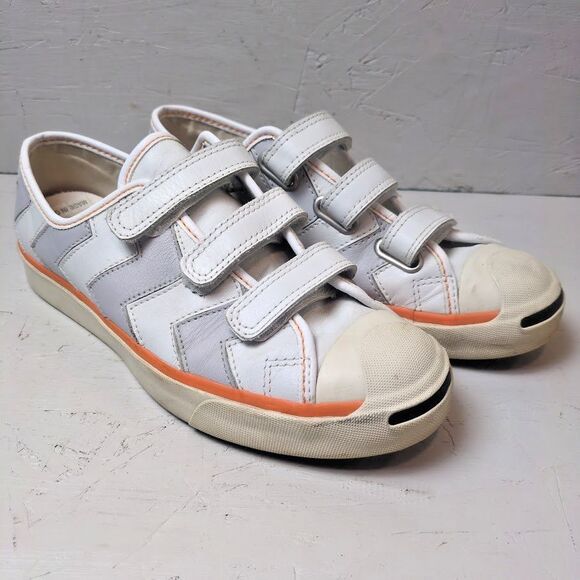 Koche x Converse Jack Purcell Women's 8.5 Gray Grey Orange Chuck Taylor - Picture 1 of 9